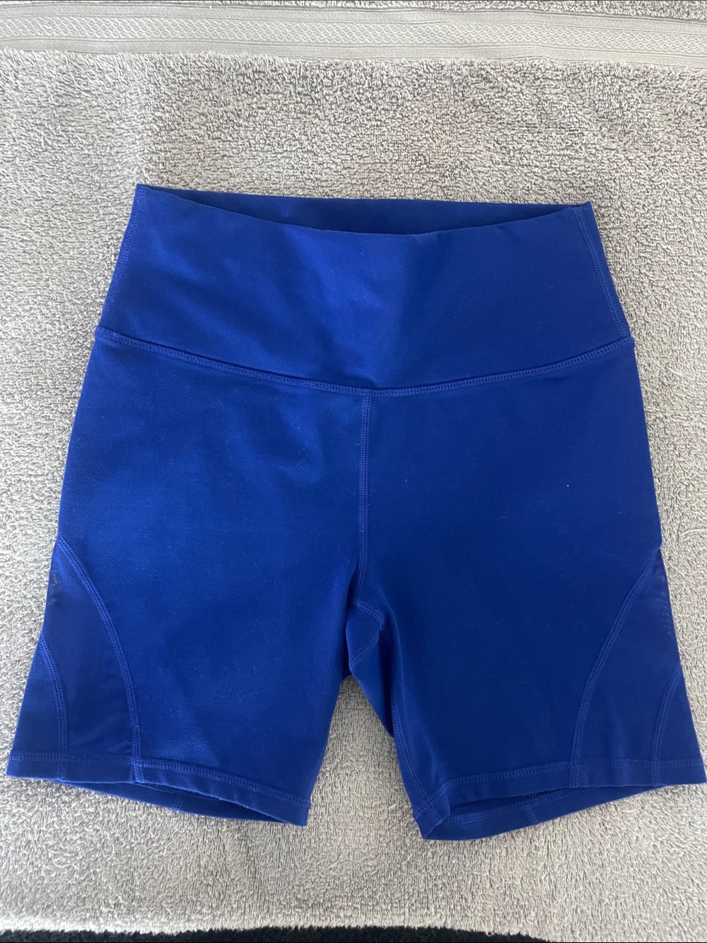 Fabletics Royal Blue High-Rise Bike Shorts